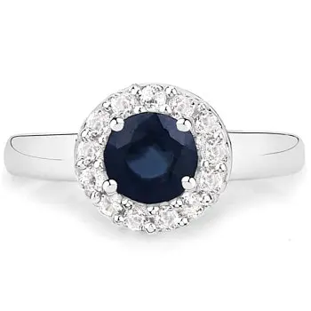 Pierścionek zaręczynowy z szafirem