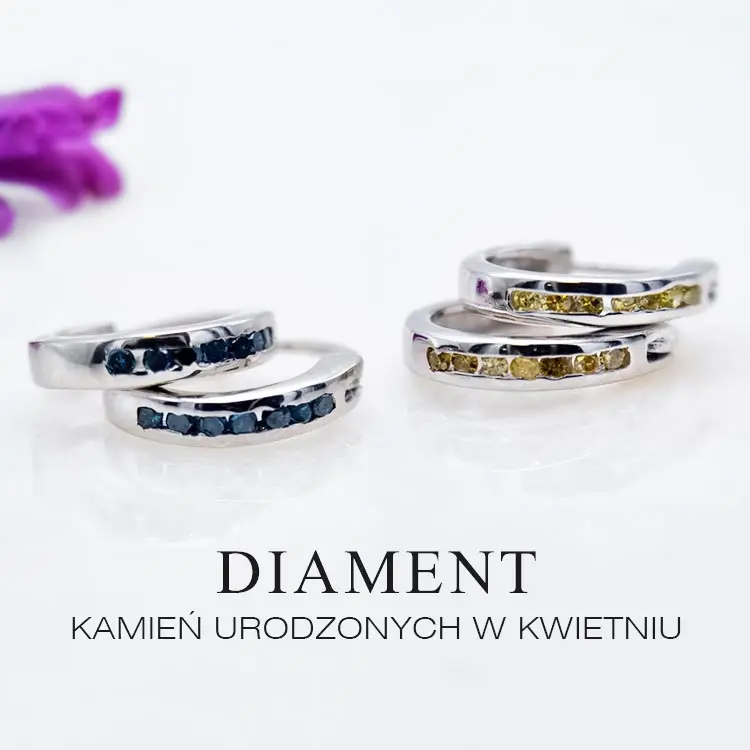 Biżuteria z diamentem - kamieniem kwietnia