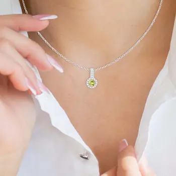 Naszyjnik z perydotem