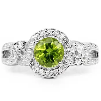 Pierścionek z perydotem