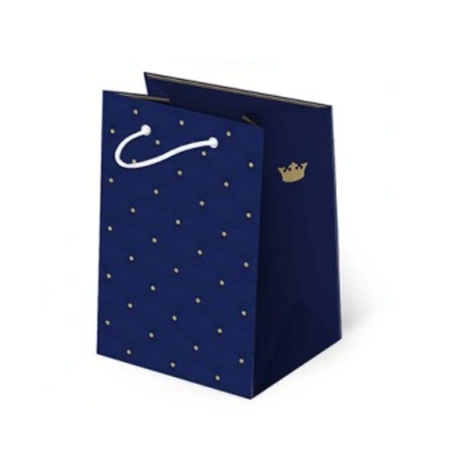 Torba prezentowa granatowa 10x6x16 cm na biżuterię