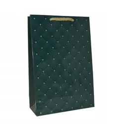 Torba prezentowa zielona 16x7x24cm na bransoletki