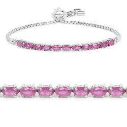 Bransoletka z rubinem naturalnym Srebro 925