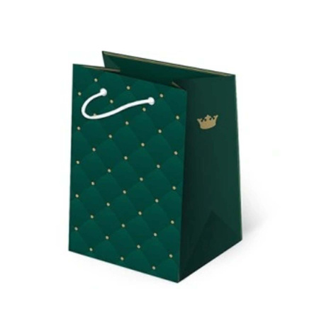Torba prezentowa zielona 10x6x16 cm na biżuterię