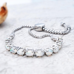 Bransoletka dla dziewczyny z opalami etiopskimi