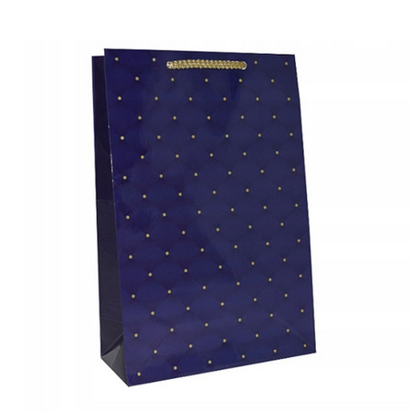 Torba prezentowa granatowa 16x7x24cm na bransoletki