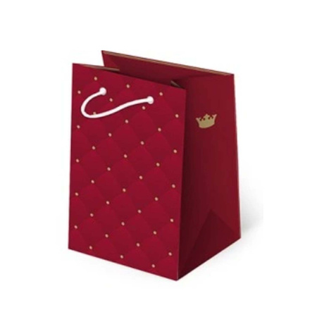 Torba prezentowa bordowa 10x6x16 cm na biżuterię